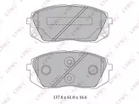 Передние тормозные колодки Lynx  BD-3621