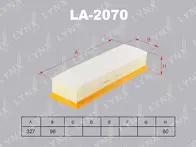 Воздушный фильтр Lynx  LA-2070