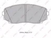Передние тормозные колодки Lynx  BD-5116