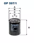 Масляный фильтр Filtron  OP 597/1