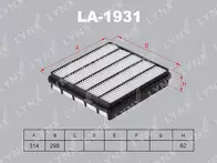 Воздушный фильтр Lynx  LA-1931