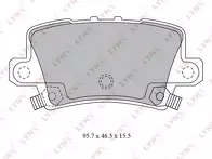 Задние тормозные колодки Lynx  BD-3432