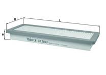 Воздушный фильтр Mahle  LX 2033