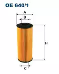 Масляный фильтр Filtron  OE 640/1