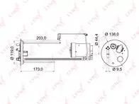 Топливный фильтр Lynx  LF-968M