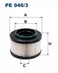 Топливный фильтр Filtron  PE 946/3