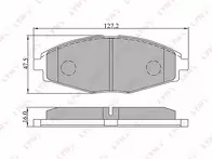 Передние тормозные колодки Lynx  BD-1801