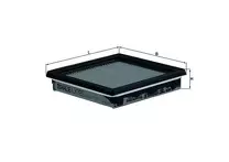 Воздушный фильтр Mahle  LX 725