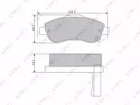 Передние тормозные колодки Lynx  BD-3418