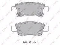 Задние тормозные колодки Lynx  BD-3430