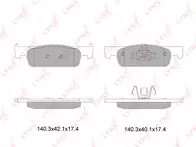 Передние тормозные колодки Lynx  BD-6322