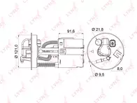 Топливный фильтр Lynx  LF-966M