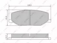 Передние тормозные колодки Lynx  BD-7304