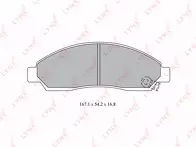 Передние тормозные колодки Lynx  BD-3804