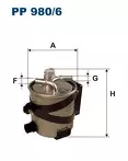 Топливный фильтр Filtron  PP 980/6