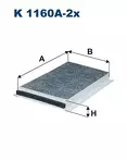 Фильтр Filtron  K 1160A-2x