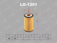 Масляный фильтр Lynx LO-1201