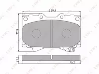 Передние тормозные колодки Lynx  BD-7503