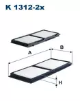 Фильтр Filtron  K 1312-2x