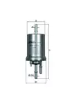 Топливный фильтр Mahle  KL 156/3