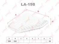 Воздушный фильтр Lynx  LA-198