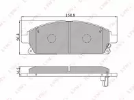 Передние тормозные колодки Lynx  BD-5704