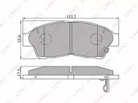 Передние тормозные колодки Lynx  BD-7516