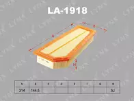 Воздушный фильтр Lynx  LA-1918