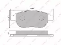 Передние тормозные колодки Lynx BD-2202 для Peugeot 206 хэтчбек