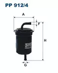 Топливный фильтр Filtron  PP 912/4
