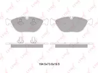 Передние тормозные колодки Lynx  BD-8040