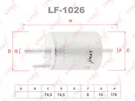 Топливный фильтр Lynx LF-1026