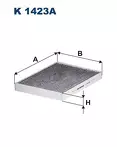Фильтр Filtron K 1423A