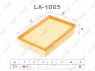 Воздушный фильтр Lynx  LA-1065