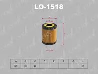 Масляный фильтр Lynx  LO-1518