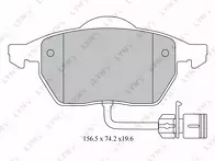 Передние тормозные колодки Lynx  BD-1209