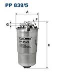 Топливный фильтр Filtron PP 839/5 PP 839/5