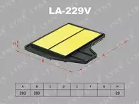 Воздушный фильтр Lynx  LA-229V