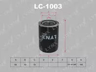 Масляный фильтр Lynx LC-1003