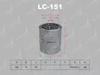 Масляный фильтр Lynx  LC-151
