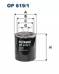 Масляный фильтр Filtron  OP 619/1