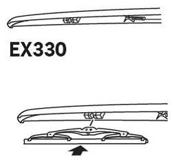 Trico ExactFit Rear EX330 <span>задний дворник 330 мм</span>