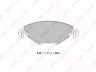Передние тормозные колодки Lynx  BD-2208