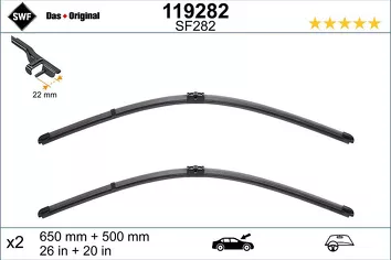 SWF VisioFlex 119282 <span>щетки стеклоочистителя 650/500 мм</span>