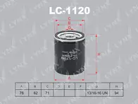 Масляный фильтр Lynx  LC-1120