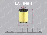 Воздушный фильтр Lynx LA-1649-1