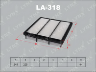 Воздушный фильтр Lynx  LA-318
