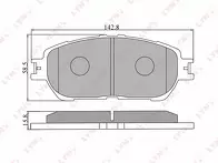 Передние тормозные колодки Lynx  BD-7537