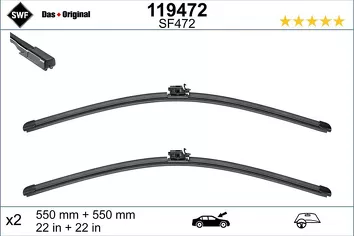 SWF VisioFlex 119472 <span>щетки стеклоочистителя 550/550 мм</span>