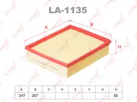 Воздушный фильтр Lynx  LA-1135